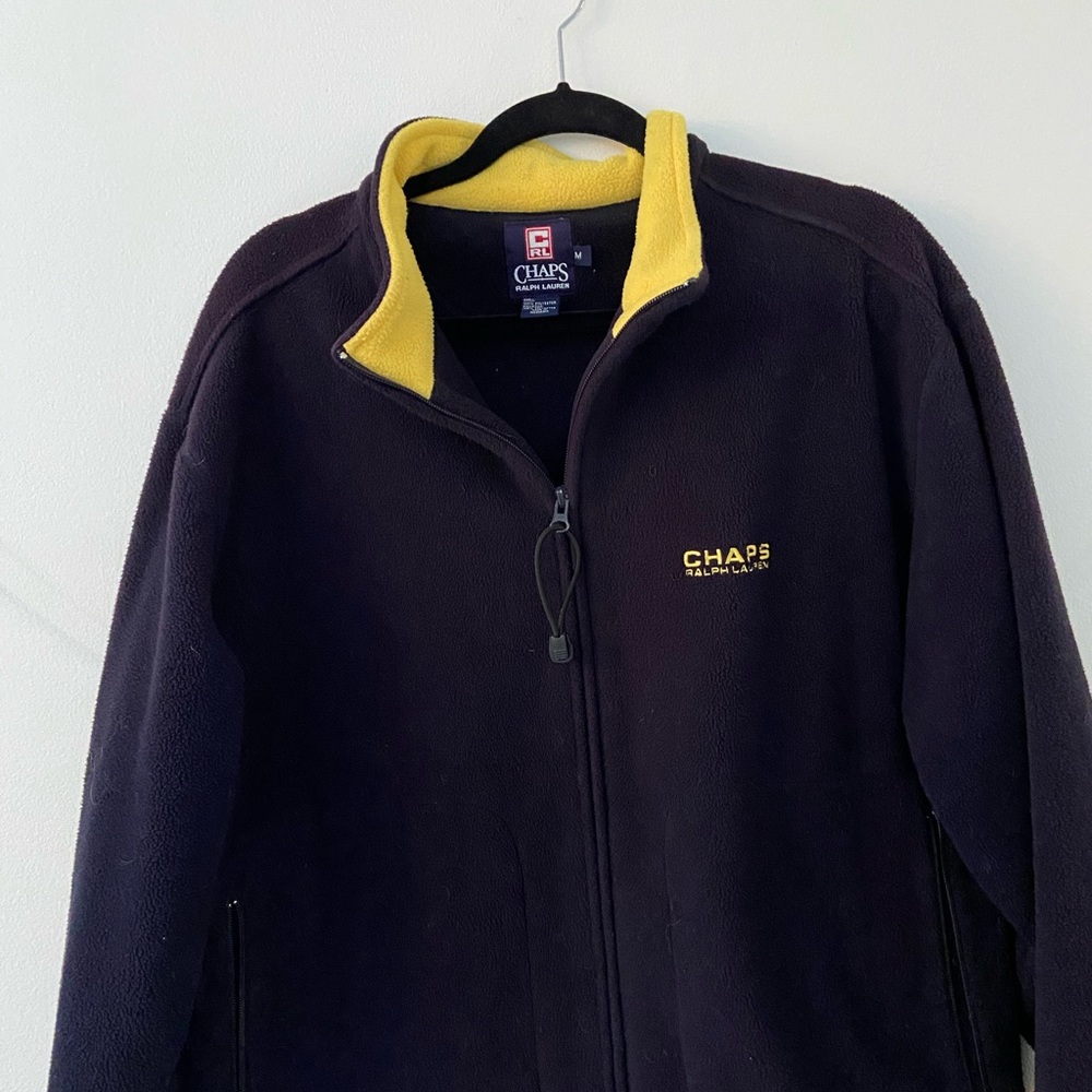 Vintage Chaps Ralph Lauren Men’s Fleece Zipup SzM